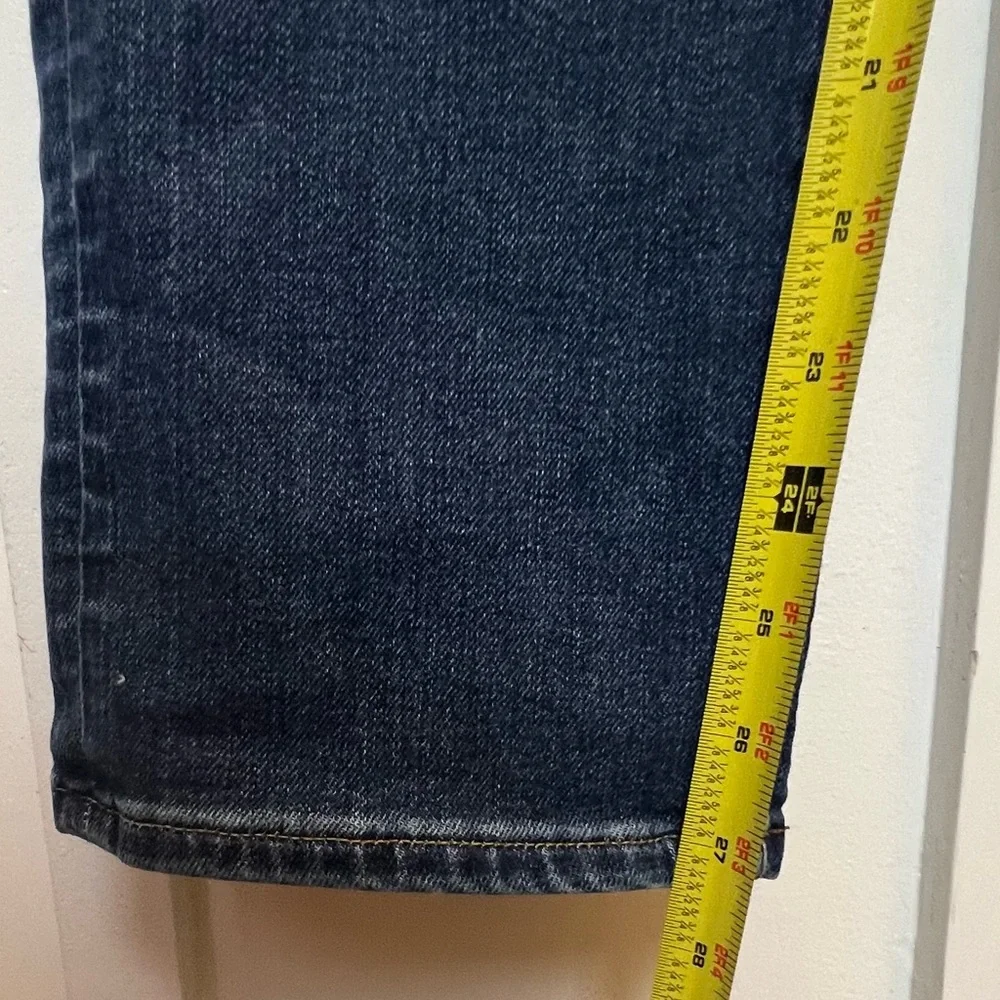 American Eagle Airflex + Original Bootcut Mens 26 x 27 Jeans AE SHORT Whiskering